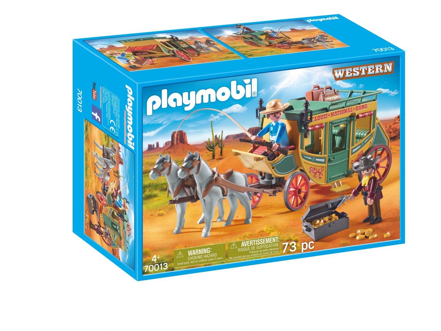 Playmobil 70013 - Diligence Du Far-West