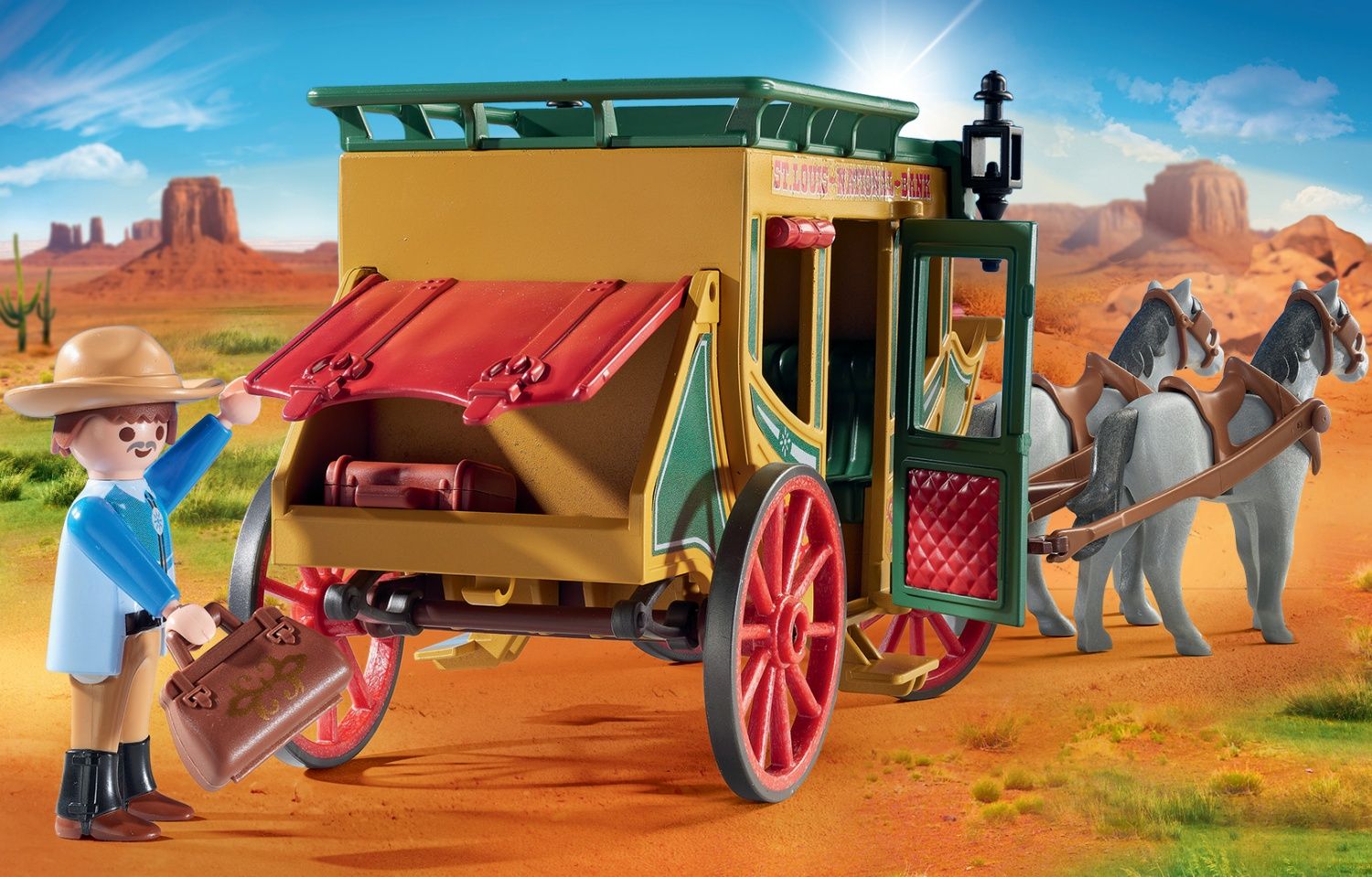 Playmobil 70013 - Diligence Du Far-West - 3