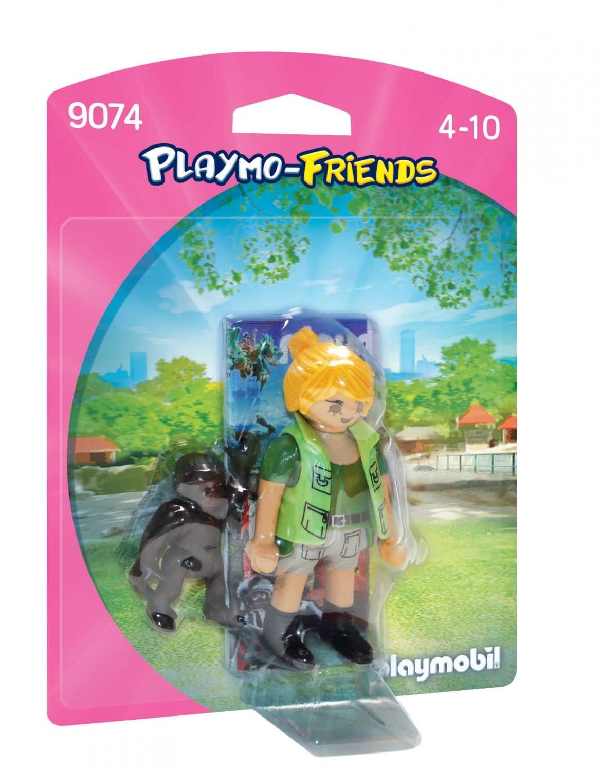 Playmobil 9074 - Soigneuse Avec B�b� Gorille - 2