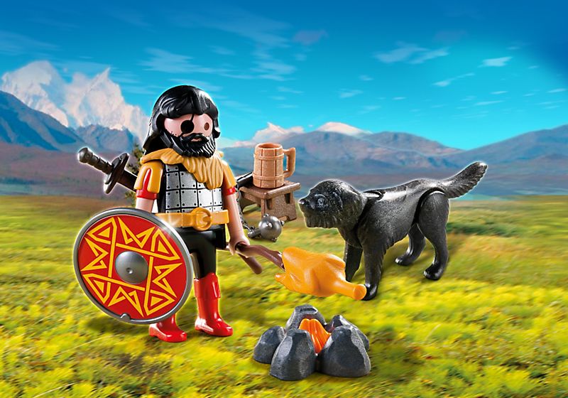 Playmobil 4769 - Guerrier Barbare Avec Chien - 4