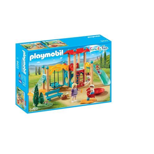 Playmobil 9423 - Parc De Jeu Avec Toboggan