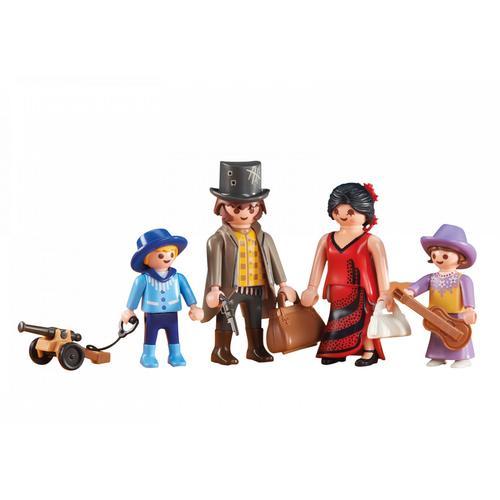 Playmobil Western 6323 - 4 Figurines Famille Cowboy