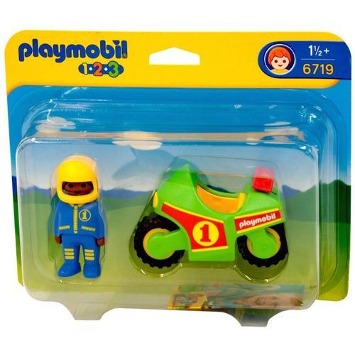 Playmobil 6719 - Pilote / Moto De Course