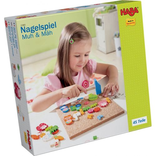 Haba Jeu De Clous Meuh & Mêêh
