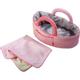 Haba Couffin Pour Poupée Rose