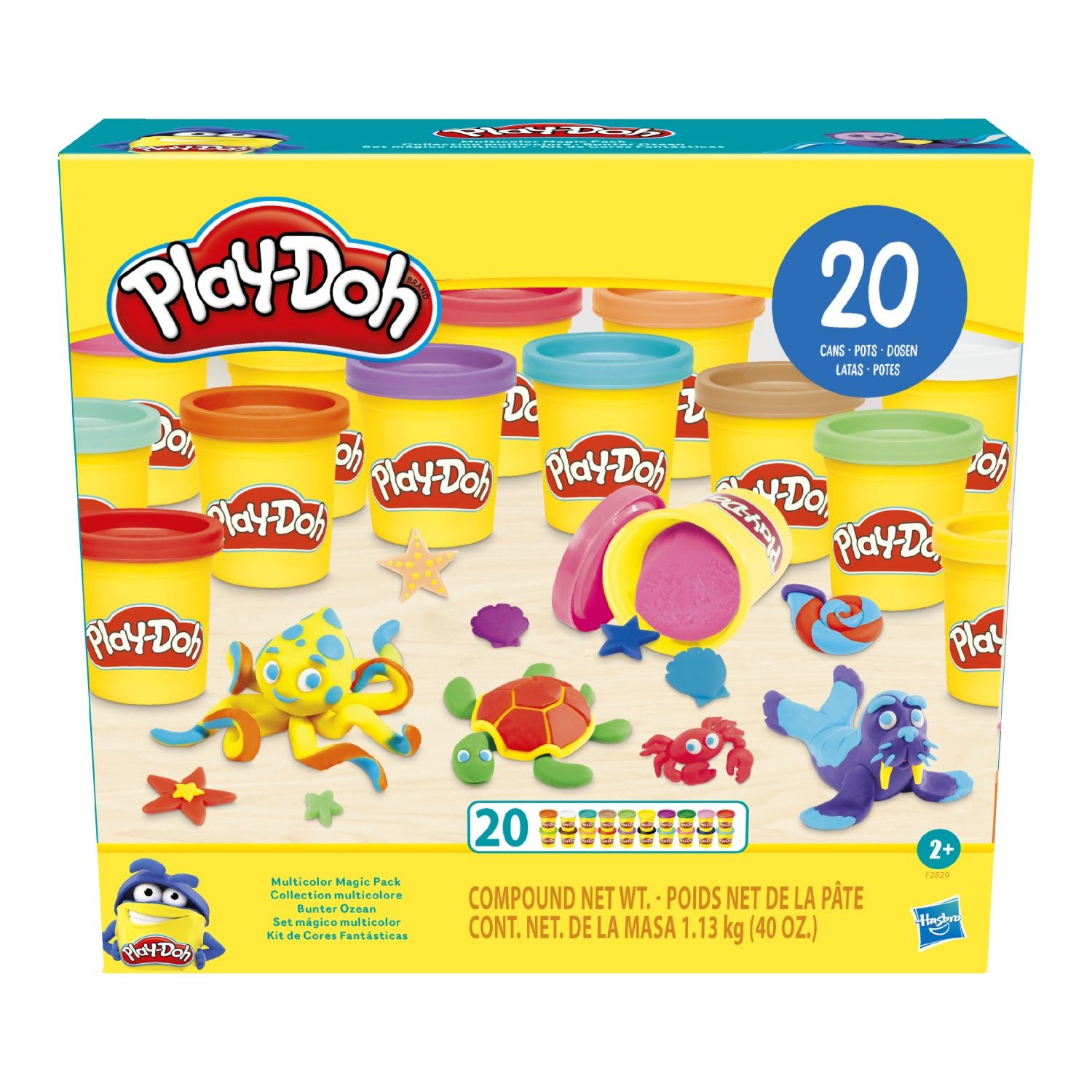 Hasbro Play-Doh Collection Multicolore 20 Pots