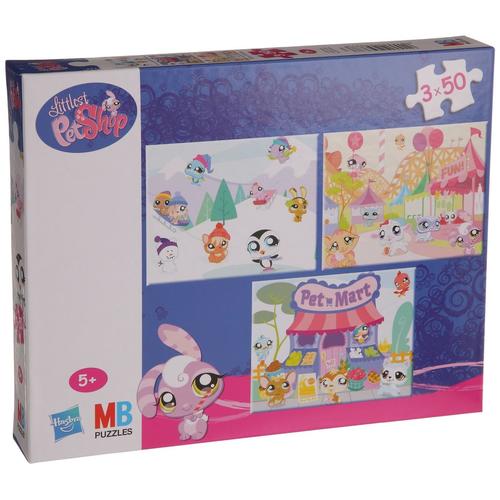 Mb Puzzles 3x50 Pièces Petshop