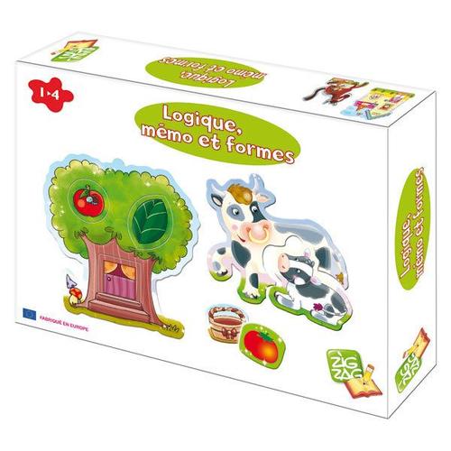 Liscianogiochi Baby Kit 3 En 1 : Logique, Mémo Et Formes