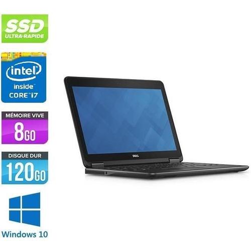 DELL Latitude E7240 - Intel Core i7-4600U 2.1Ghz - RAM 8Go - SSD 128Go - 12.5" FULL HD Tactile - Windows 10 Pro 64bit