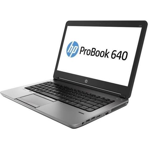 HP ProBook 640 G1 Core i5 4210M - 2.6 GHz Win 7 Pro 64 bits (comprend Licence Windows 10 Pro 64 bits) 4 Go RAM 500 Go HDD DVD?