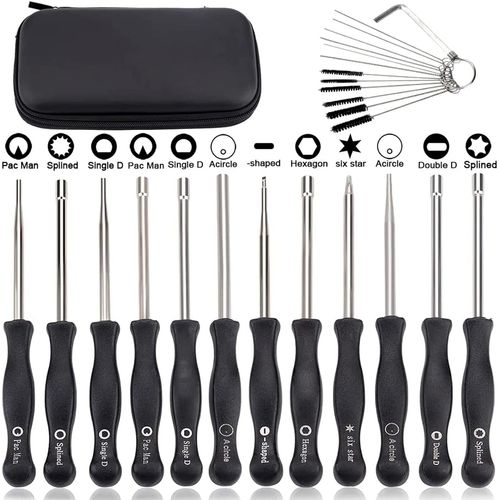 Set de 12 Outils de Réglage de Carburateur Réglage Tronçonneuse Tournevis Réglage Carburateur Tronçonneuse 2 Temps Tournevis