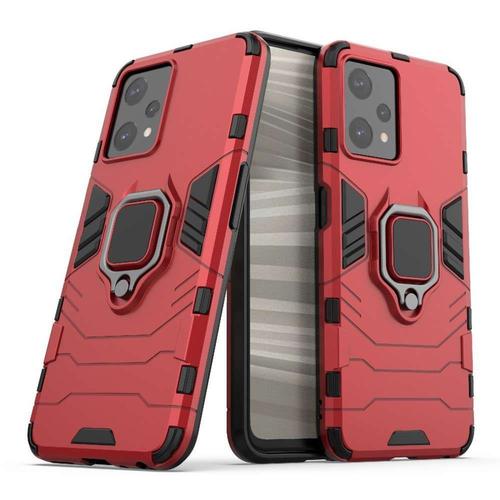 Coque Pour Realme 9 5g / Realme 9 Pro 5g / Oneplus Nord Ce 2 Lite 5g - Housse Etui Rigide Anti Choc + Verre Trempe - Rouge