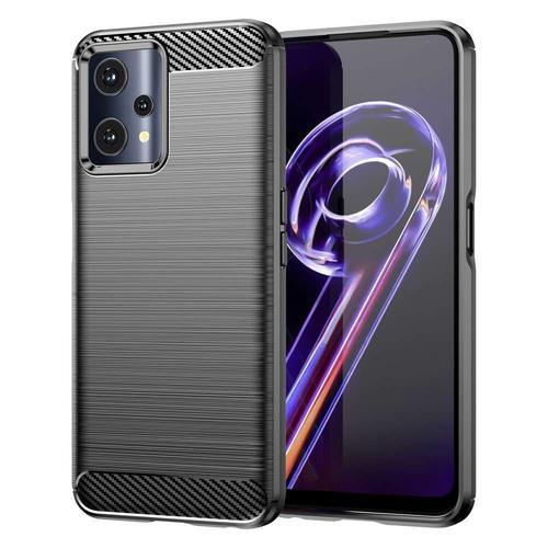 Coque Pour Realme 9 5g / Realme 9 Pro 5g / Oneplus Nord Ce 2 Lite 5g - Housse Etui Silicone Gel Carbone + Verre Trempe - Noir