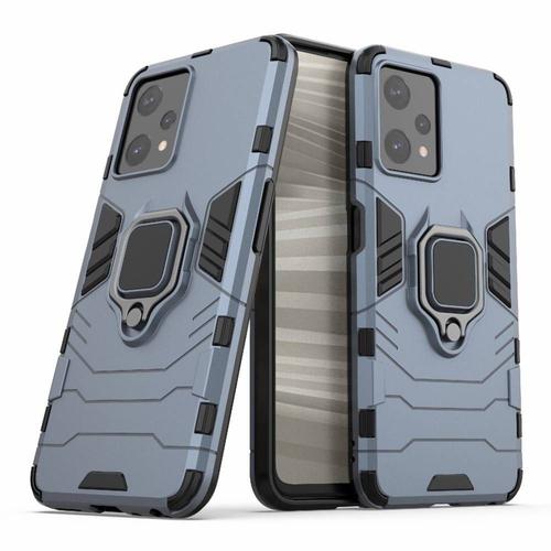 Coque Pour Realme 9 5g / Realme 9 Pro 5g / Oneplus Nord Ce 2 Lite 5g - Housse Etui Rigide Anti Choc + Film Ecran - Bleu Fonce