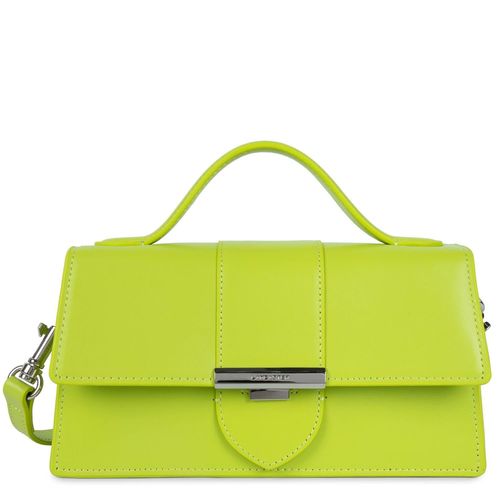 Sac baguette A rabat avec fermoir M Paris Ily Lancaster 531-010 Anis