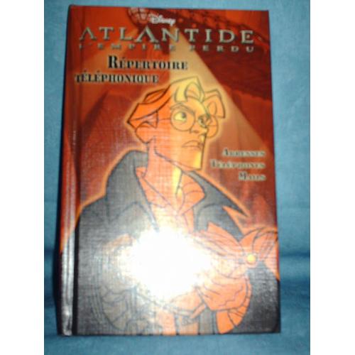 Répertoire Téléphonique "Atlantide L'empire Perdu"