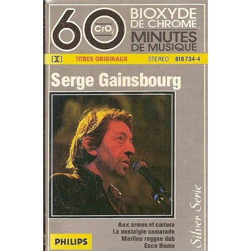 Serge Gainsbourg K7 Audio "Lola Rastaquouere, Daisy Temple, Pas Long Feu, Ecce Homo, Juif Et Dieu, Strike, Bana Basadi Balalo, Mickey Maousse..." (Bioxyde De Chrome)