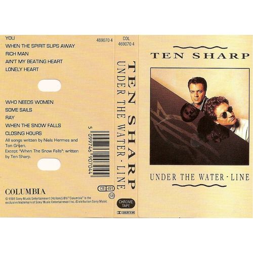 K7 Cassette Audio Ten Sharp Under The Water Line