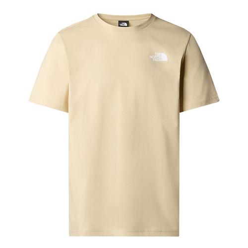 Tee Shirt Manches Courtes The North Face M S/S Redbox Tee Beige