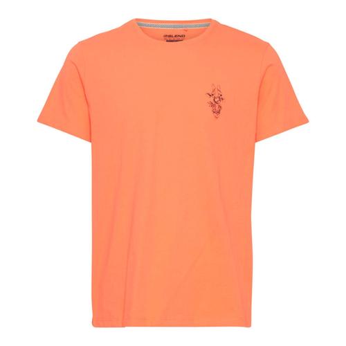 Tee Shirt Manches Courtes Blend Tee Orange Fluorescent