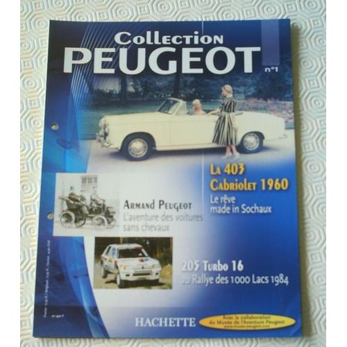 Collection Peugeot  N° 1 : La 403 Cabriolet 1960