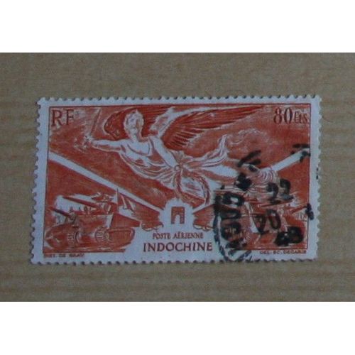 Timbre Oblitéré :  Indochine, Poste Aérienne
