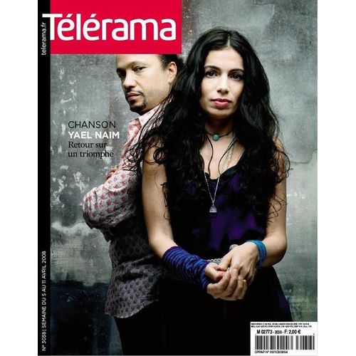 Télérama  N° 3038 : Yael Naim Retour Sur Un Triomphe - Le Printemps De Prague Par Josef Koudelka - Trésors D'afrique Et D'océanie - Tv L'école Des Yakuzas