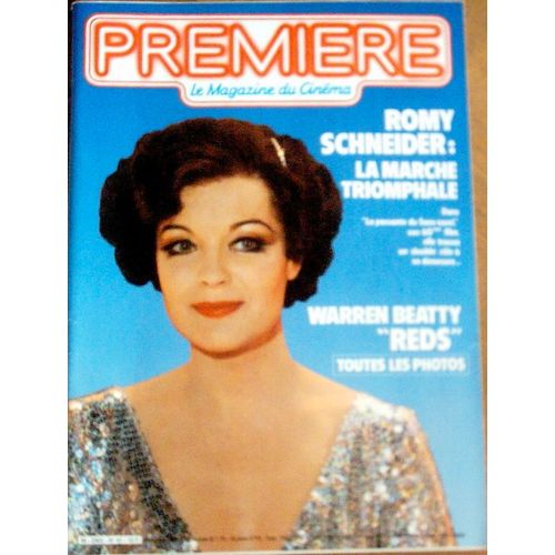 Première - Le Magazine Du Cinéma  N° 61 : Romy Schneider - Warren Beatty "Reds"
