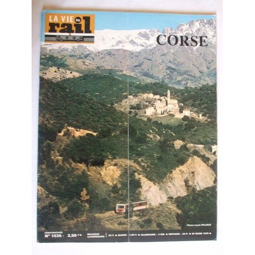 La Vie Du Rail  N° 1536 : Corse