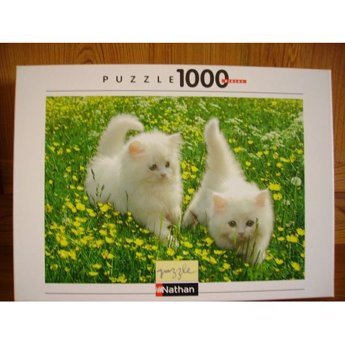 Puzzle - 1000 Pieces - Chatons Et Boutons D'or