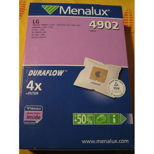 Menalux 4902 Sac aspirateur