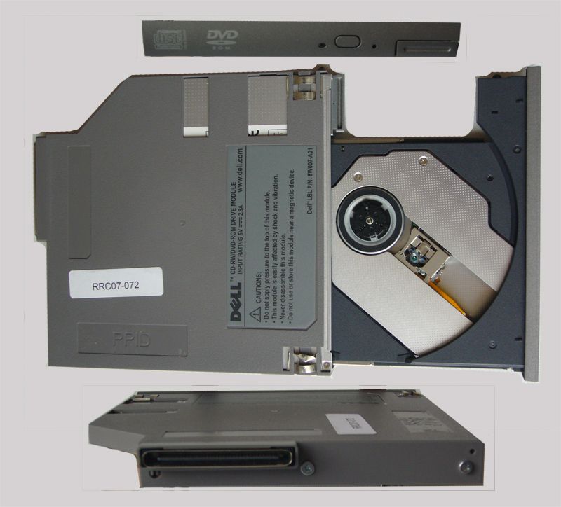 Dell 8W007-A01 - Combo CD-RW/DVD-ROM pour Latitude et Inspir