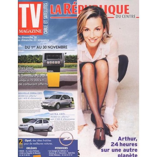 La République Tv / 15-11-2003  N° 17294 : Celine Dion (3p) - Richard Berry (1p) - George Clooney (1p) - Kylie Minogue / Britney Spears (3/4p) - Laurence Ferrari (3p) - Garou (1p) - Florent Pagny (1p)