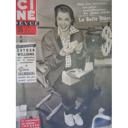 Cine Revue 1954 N° 44 : Gerard Philipeester Williams.Gina Lollobrigida.
