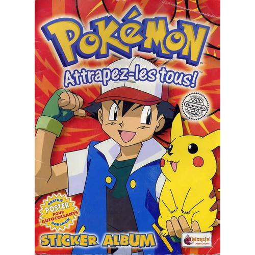 Pokémon Attrapez-Les Tous Stiker Album  N° 4455