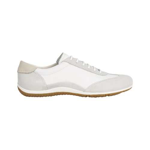 Geox Baskets Basses Vega En Cuir Multicolore
