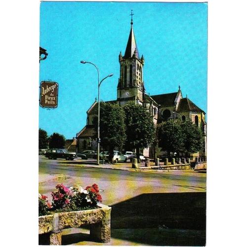 Carte Postale, France, Bourgogne, Yonne, Aillant Sur Tholon, L'église Saint Martin - Oblitération Du 20/07/1981