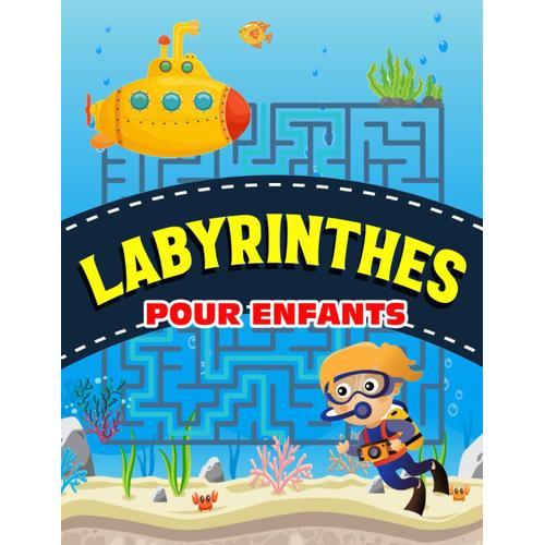 Labyrinthe Enfants De Océan: Livre D'activités De Labyrinthes Pour Les Enfants Sur Le Thème De L'océan Pour Le Développement Des Compétences. Cahier De Jeux Et De Casse-Têtes