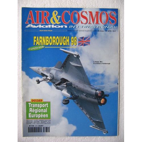 Air & Cosmos N° 1670 : Farnborough 98: 2e Compte-Rendu