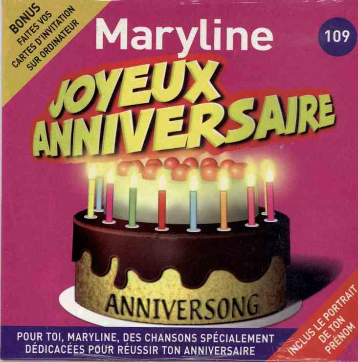 Joyeux Anniversaire Maryline Cd Rakuten