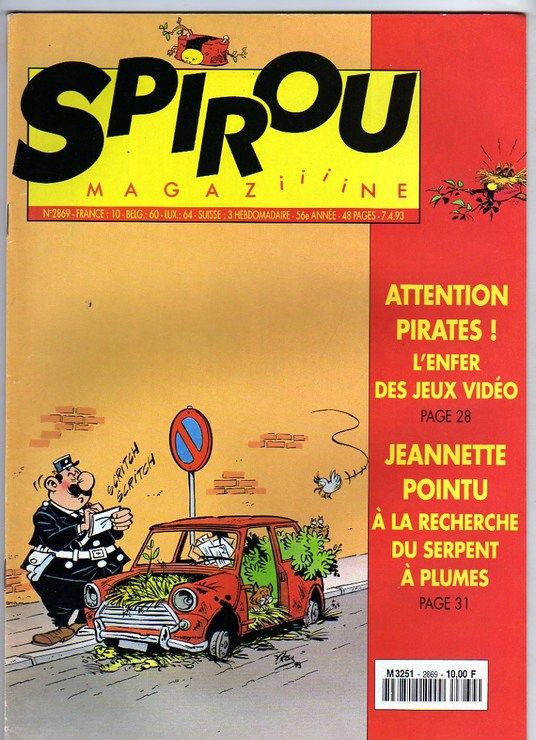 Spirou Magasine N° 2869 : Attention Pirate! L'enfer Des Jeux Vidéo