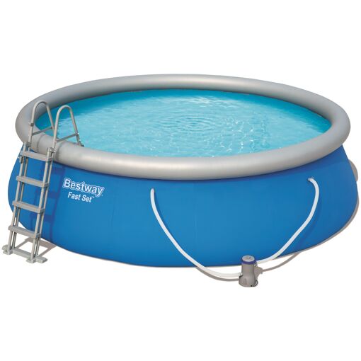 Bestway Fast Set Piscine autoportante Pool, set avec pompe 4.57m
