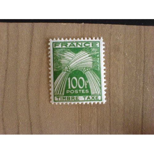 Timbre Taxe Neuf Type Gerbes 1945 Yt89
