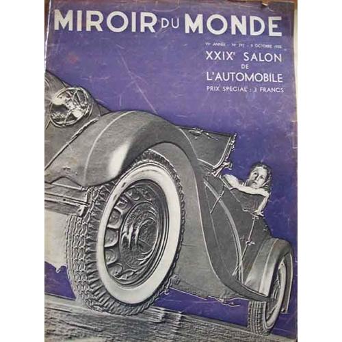 Miroir Du Monde  N° 292 : Xxixe Salon De L'automobile