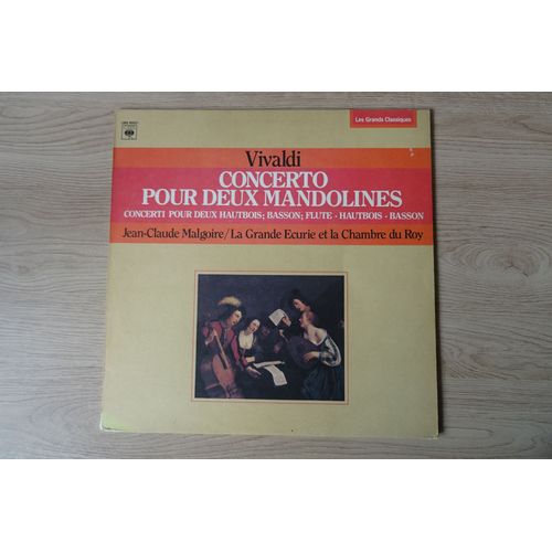 Vivaldi . Jean-Claude Malgoire , La Grande Ecurie Et La Chambre Du Roy . Concerto Pour Deux Mandolines