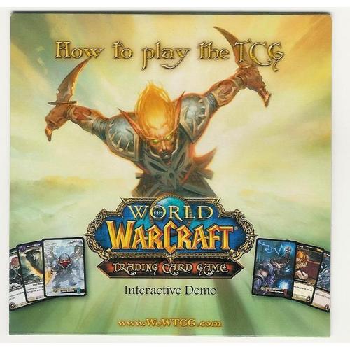 World Of Warcraft - Trading Card Game - Cd Demo Interactive - How To Play The Tcg (Comment Jouer À Trading Card Game)