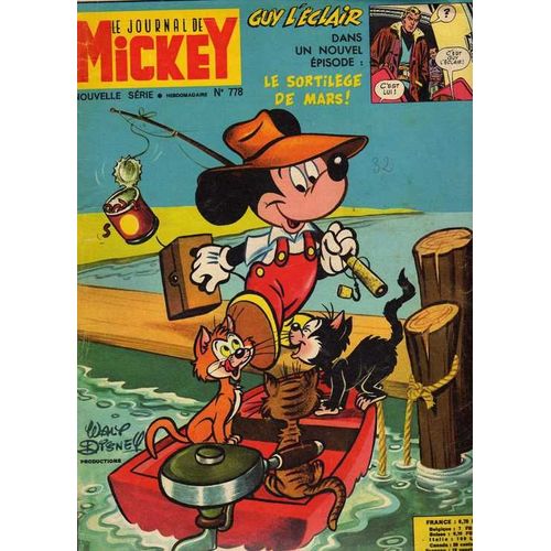 Le Journal De Mickey(Nouvelle Serie)  N° 778 : Guy L'eclair Le Sortilege De Mars