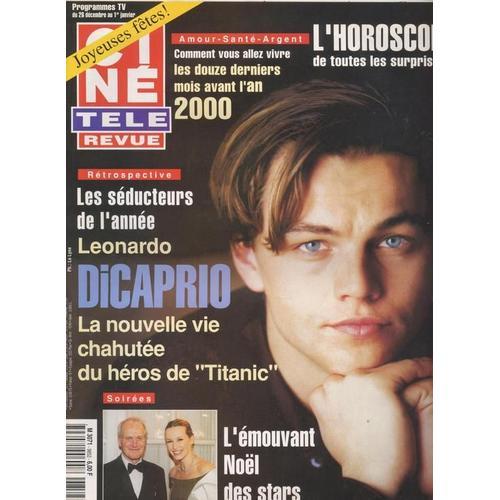 Ciné Télé Revue / 24-12-1998  N° 52 : Leonardo Di Caprio (3p) - George Clooney (1p) - Chantal Goya (3p) - Etienne Daho (3/4p) - Colette Darfeuil (2p)