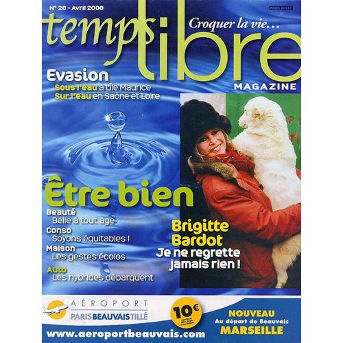 Temps Libre  N° 28 : Brigitte Bardot