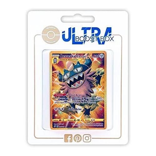 Berserkatt De Galar 205 192 Secr Te Gold - Ultraboost X Epée Et Bouclier 2 Clash Des Rebelles - Coffret De 10 Cartes Pokémon Françaises